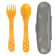 Canpol Babies Baby Cutlery Set Boxed Orange From 12 Months 1 Piece