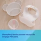 Canpol Babies, bavoir en silicone avec poche, beige, à partir de 6 mois, 1 pièce