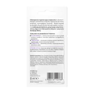 L'Biotica Dermomask, intensief regenererend gezichtsmasker met vitamine E, 8 ml