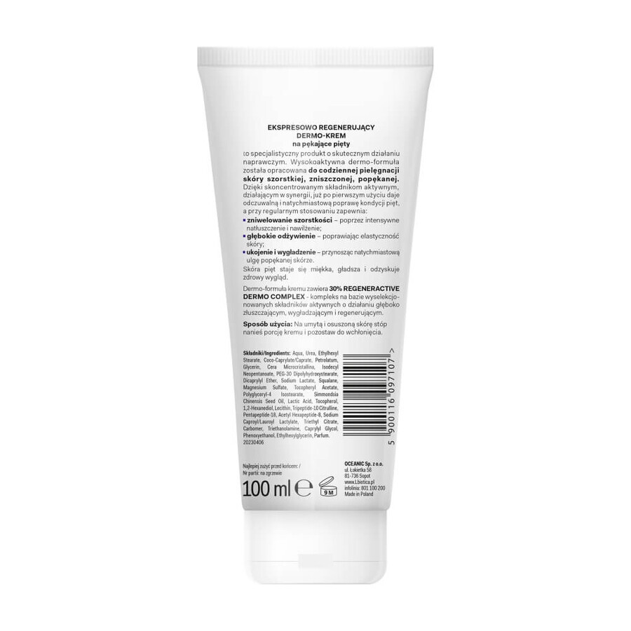 Comprar L'Biotica, dermo-crema regeneradora exprés para talones agrietados, 100 ml L'Biotica, dermo-crema regeneradora exprés para talones agrietados, 100 ml