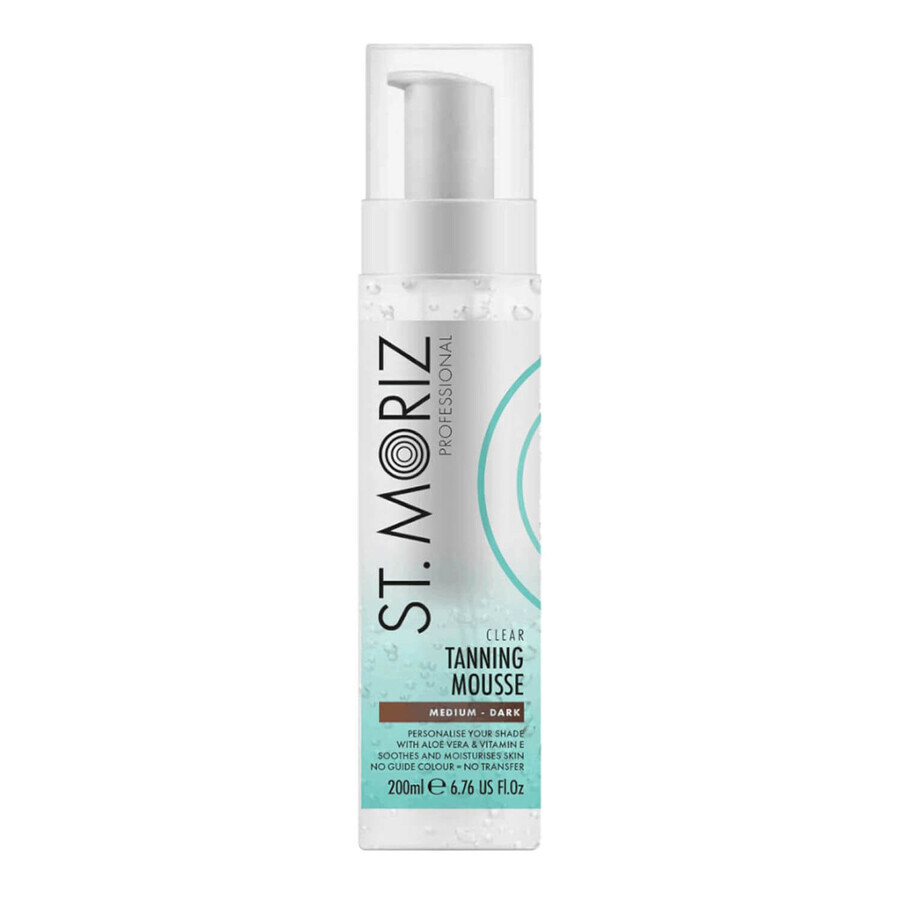Buy St. Moriz Professional, Colorless self-tanning foam, medium-dark, 200 ml St. Moriz Professional, Colorless self-tanning foam, medium-dark, 200 ml