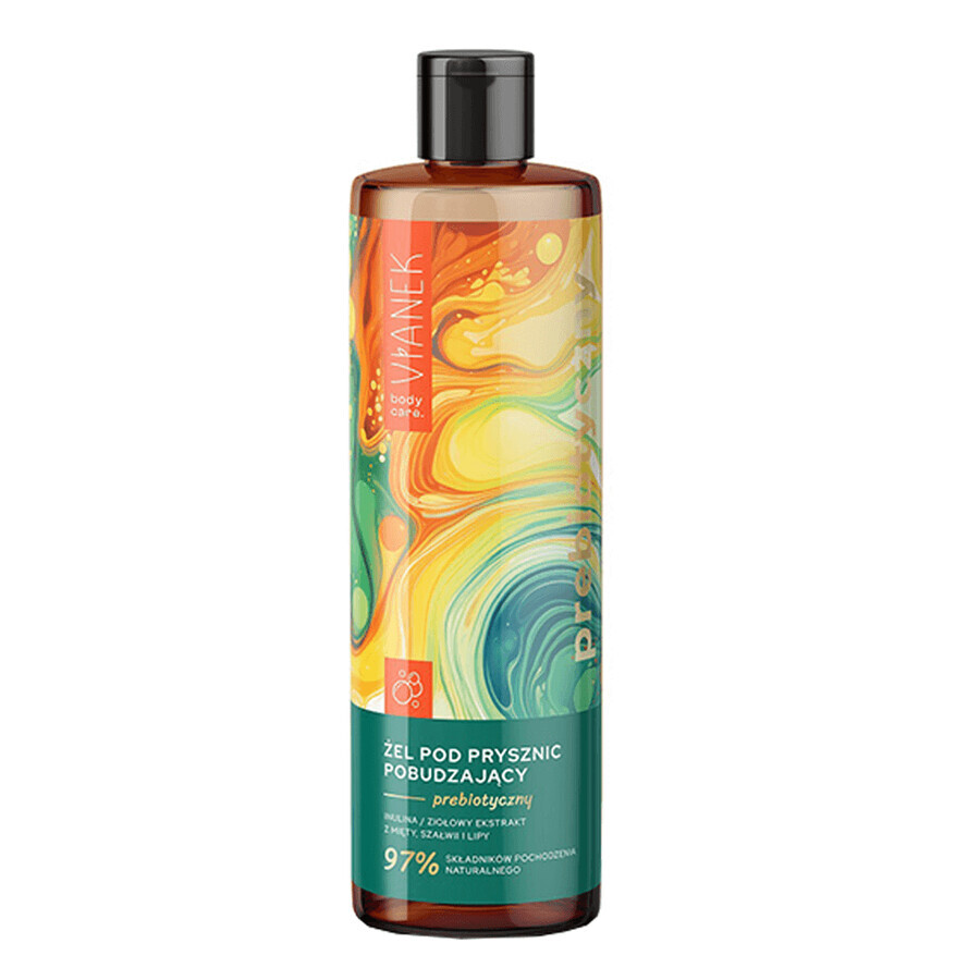 Cumpără Vianek, gel de duș prebiotic, stimulant, 400 ml Vianek, gel de duș prebiotic, stimulant, 400 ml