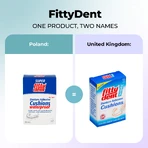 Guarnizioni per il fissaggio di protesi inferiori e superiori Fittydent Super, 15 pezzi, Dentaid