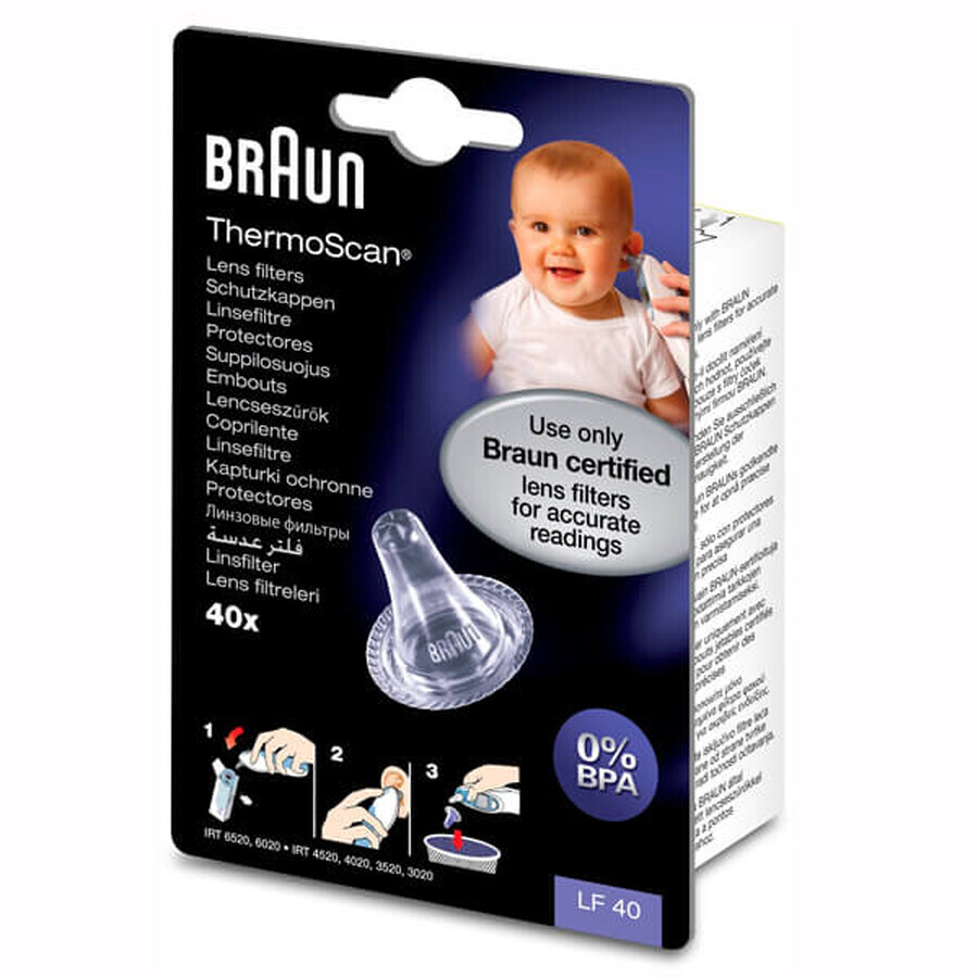 Buy Braun LF40, thermometer caps, 40 pieces Braun LF40, thermometer caps, 40 pieces