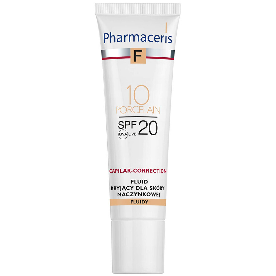 Pharmaceris F Capillar-Collection, Opaque fluid for vascular skin, 20 Nude, SPF 20, 30 ml