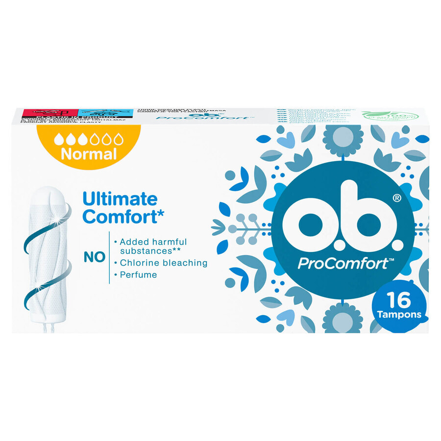 Comprar O.B. ProComfort, tampones higiénicos, Normal, 16 unid. O.B. ProComfort, tampones higiénicos, Normal, 16 unid.