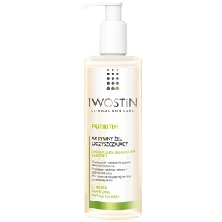 Iwostin Purritin, actieve gezichtswasgel, vette en acnegevoelige huid, 300 ml