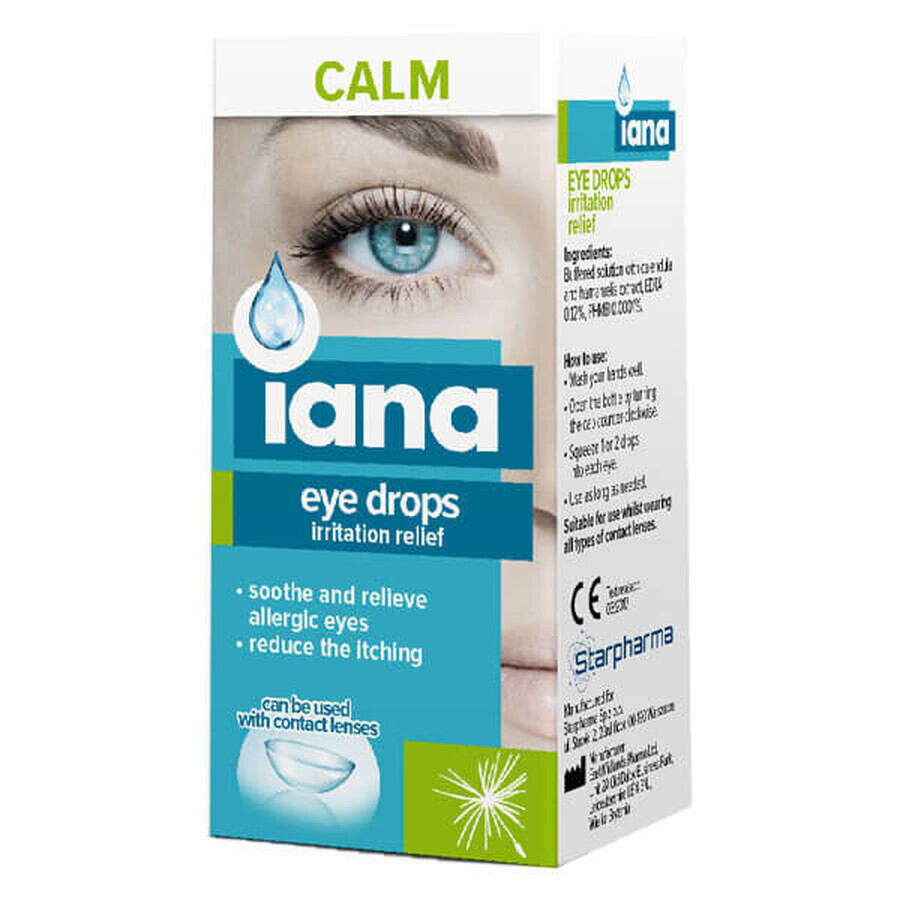 Shop Iana Beruhigende Augentropfen bei Reizungen, 10ml Iana Beruhigende Augentropfen bei Reizungen, 10ml