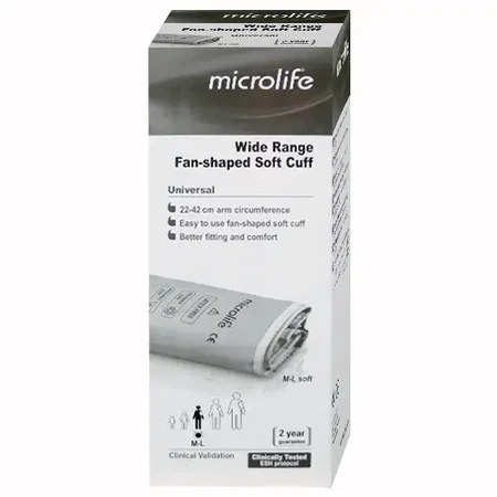Microlife A Series Blood Pressure Monitor Cuff, Gray, Universal Size M-L, 22-42 cm, 1 piece