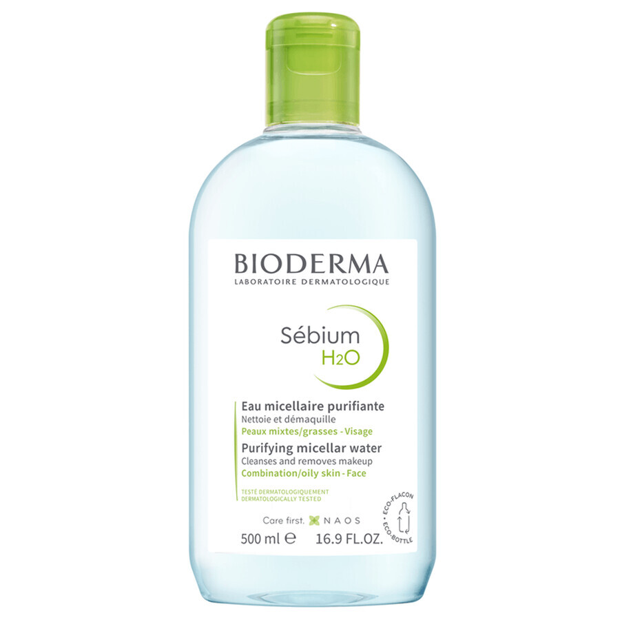 Comprar Bioderma Sebium H2O, loción micelar para pieles grasas, mixtas y con tendencia acneica, 500 ml Bioderma Sebium H2O, loción micelar para pieles grasas, mixtas y con tendencia acneica, 500 ml
