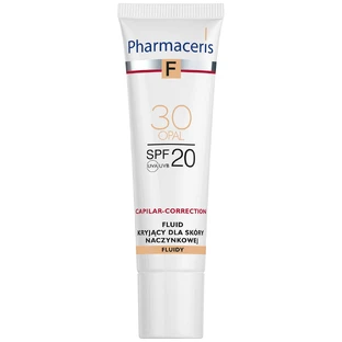 Pharmaceris F, fluide couvrant pour peau vasculaire SPF 20, n° 30, opale, 30 ml