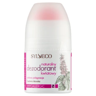 Sylveco, déodorant floral naturel, roll-on, 50 ml