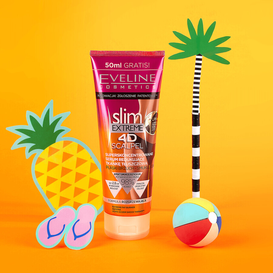 Winkel op Eveline Cosmetics Slim Extreme 4D Scalpel, geconcentreerd serum verminderend vetweefsel, 250 ml Eveline Cosmetics Slim Extreme 4D Scalpel, geconcentreerd serum verminderend vetweefsel, 250 ml