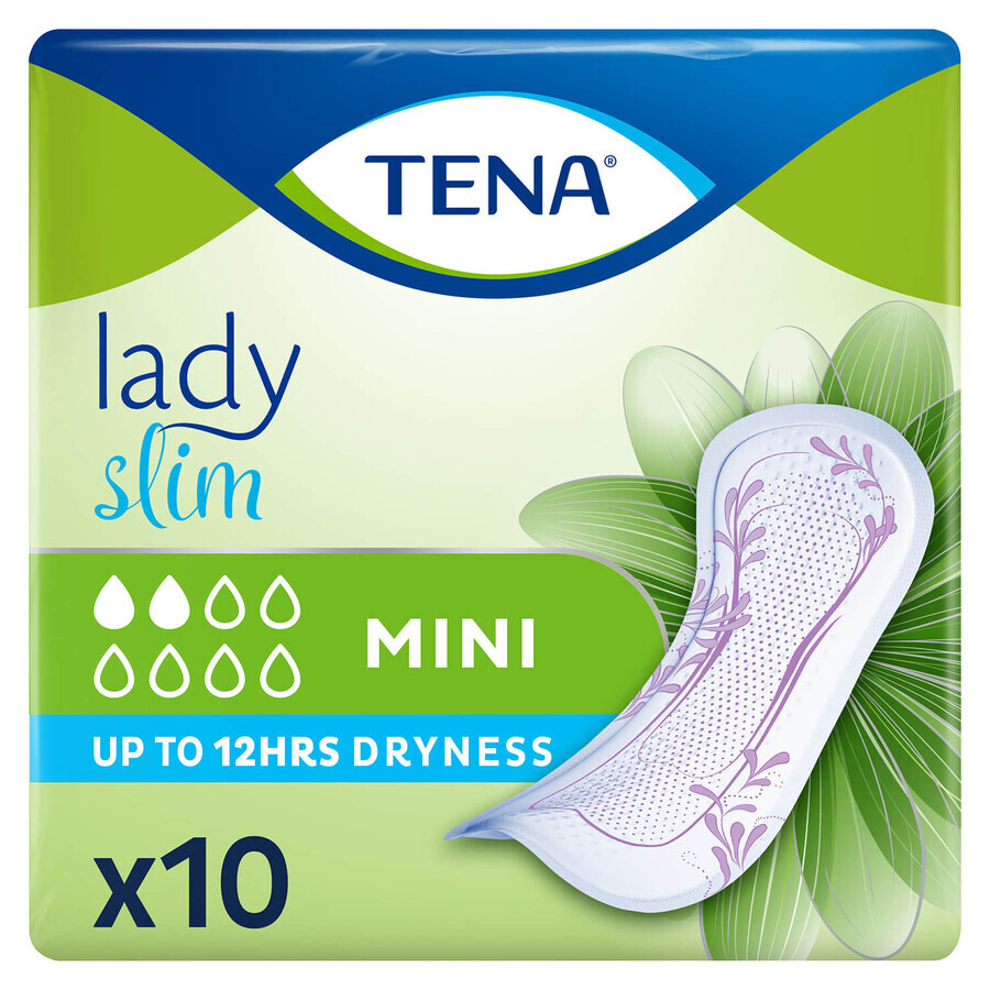 Buy Tena Lady Slim, urological soles, Mini, 10 pcs. Tena Lady Slim, urological soles, Mini, 10 pcs.