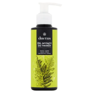 Duetus, facial cleansing gel, cleans, hydrates, mattifies, 150 ml