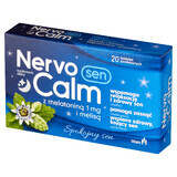 NervoCalm Sleep cu melatonină 1 mg și melissa, 20 comprimate