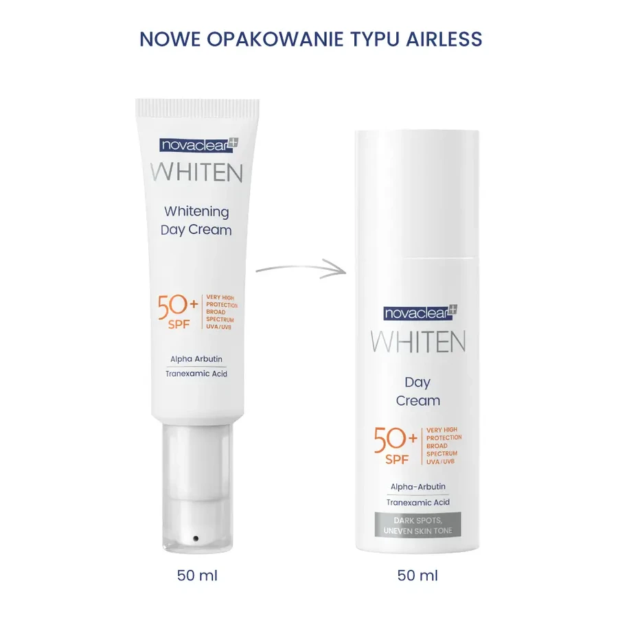 Novaclear Whiten, day cream for whitening, 50 ml