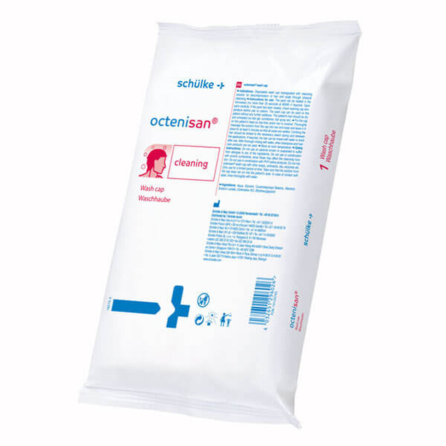 Octenisan Wash Cap, cap for washing and decontamination of hair, disposable, 1 piece