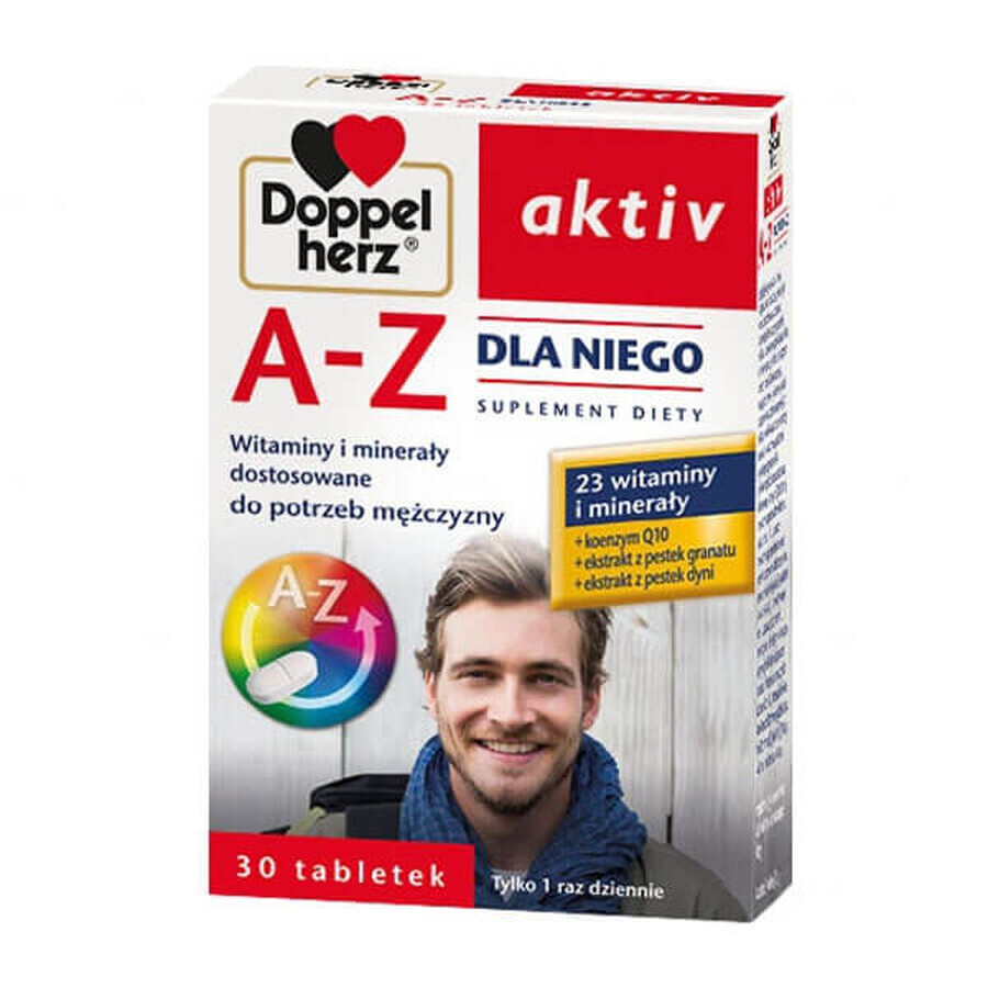 Buy Doppelherz Aktiv A-Z for him, 30 tablets Doppelherz Aktiv A-Z for him, 30 tablets