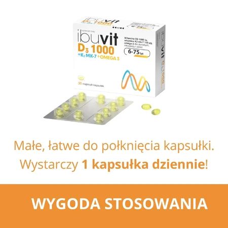 Ibuvit D3 1000 + K2MK-7 Omega 3 30 cápsulas