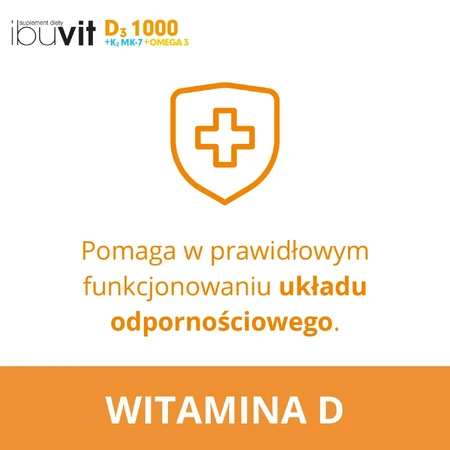 Ibuvit D3 1000 + K2MK-7 Omega 3 30 cápsulas