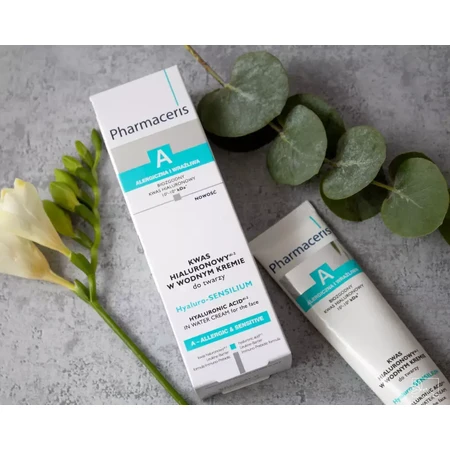 Pharmaceris A Hyaluro-Sensilium, acide hyaluronique en crème aqueuse visage, 40 ml