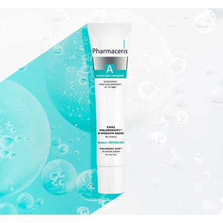 Pharmaceris A Hyaluro-Sensilium, acide hyaluronique en crème aqueuse visage, 40 ml