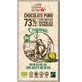 Cioccolato fondente biologico con olio extravergine 73% di cacao, 100g, Pronat