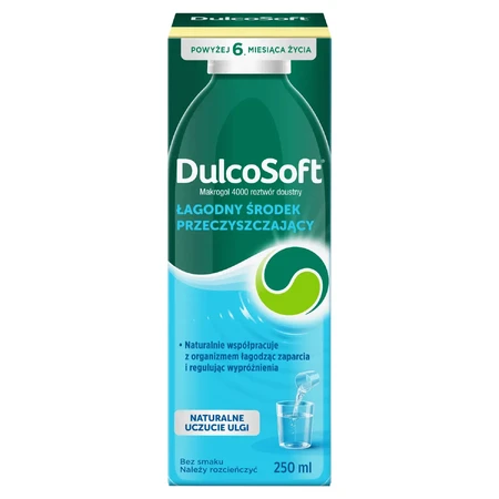 DulcoSoft oral solution for children from 6 months and adults, 250 ml, Opella Healthcare