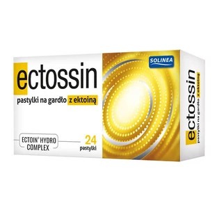 Ectossin, pastillas para la garganta con ectoína, 24 unidades