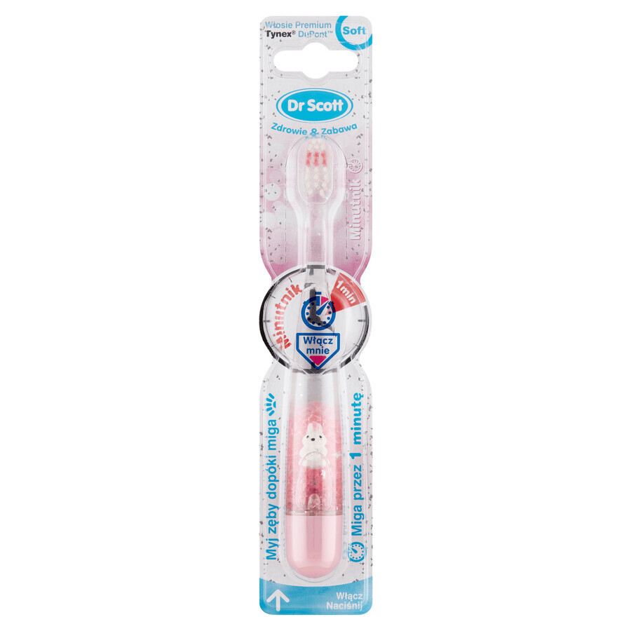 Buy Dr. Scott Kids Toothbrush Flashing Timer Crystal 1pc Dr. Scott Kids Toothbrush Flashing Timer Crystal 1pc