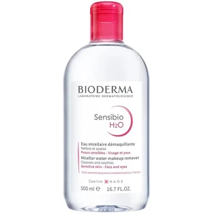 Bioderma Sensibio H2O, micellar water, sensitive skin, with dispenser, 500 ml