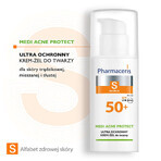 Pharmaceris S Medi Acne Protect, crema protectora, para pieles con tendencia acneica, mixtas y grasas, 50 ml