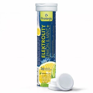 Frische Elektrolyte Zitronenminze Brausetabletten - 20 Stück