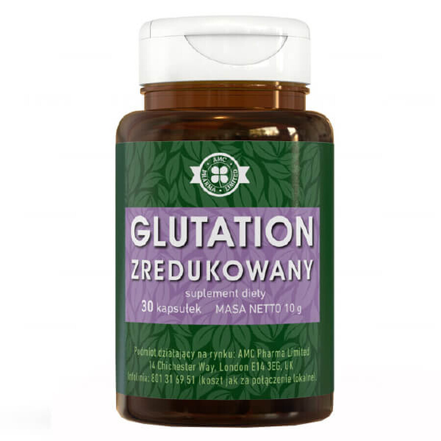 Buy AMC Pharma, Reduced Glutathione, 30 capsules AMC Pharma, Reduced Glutathione, 30 capsules