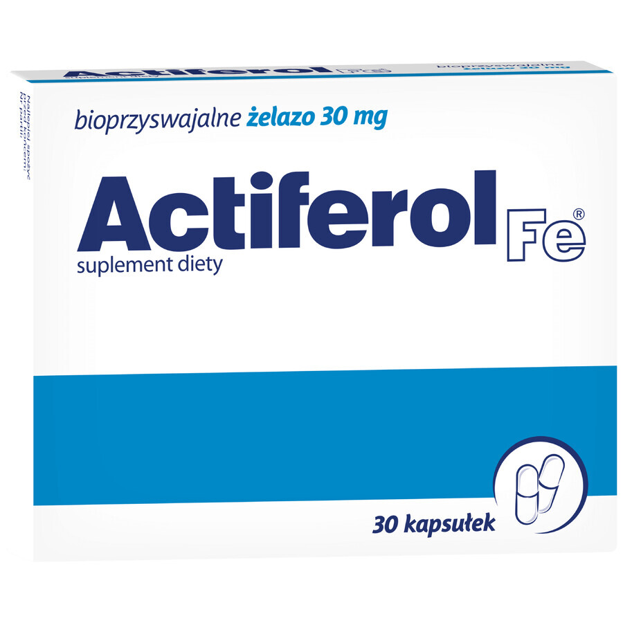 Buy Actiferol FE 30 mg, 30 capsules Actiferol FE 30 mg, 30 capsules