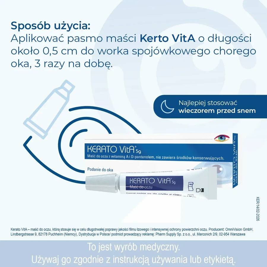 Kerato VitA, oogzalf, 5 g