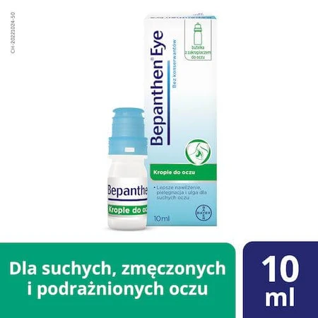 Bepanthen Gotas oftálmicas, gotas oftálmicas, frasco, 10 ml
