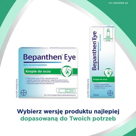 Bepanthen Gotas oftálmicas, gotas oftálmicas, frasco, 10 ml