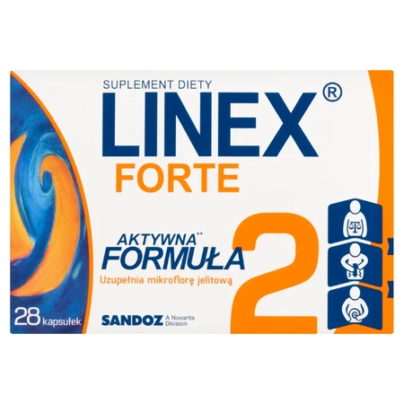 Linex Forte, 28 capsules, Sandoz