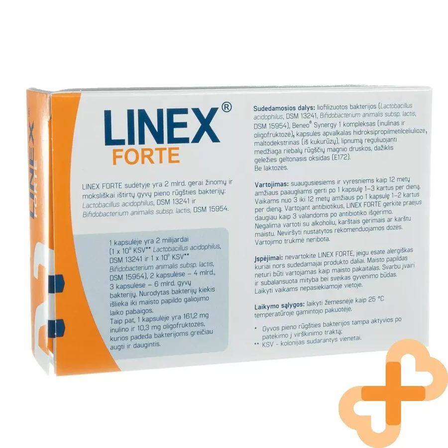 Linex Forte, 28 capsules, Sandoz