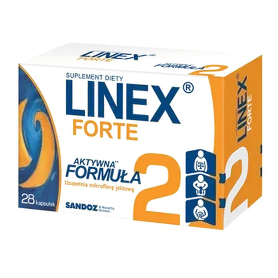 Linex Forte 28 capsule - Formula potenziata per il corretto equilibrio della flora batterica intestinale