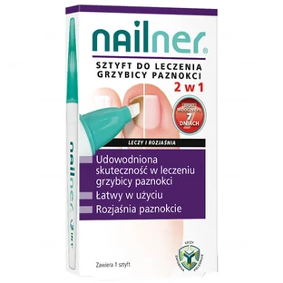 Nailner, stick voor de behandeling van nagelschimmel, 2 in 1, 4 ml