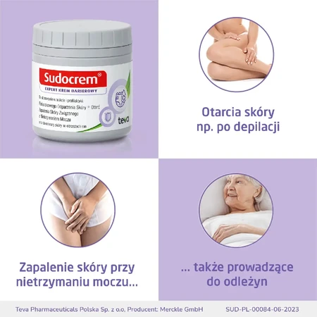 Sudocrem Expert, barrièrecrème, 250 g, Teva