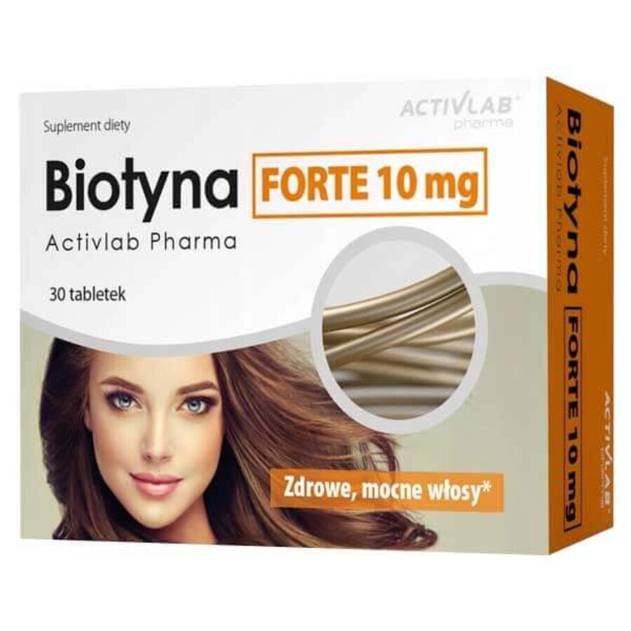 Buy Activlab Pharma Biotin Forte 10 mg, 30 tablets Activlab Pharma Biotin Forte 10 mg, 30 tablets