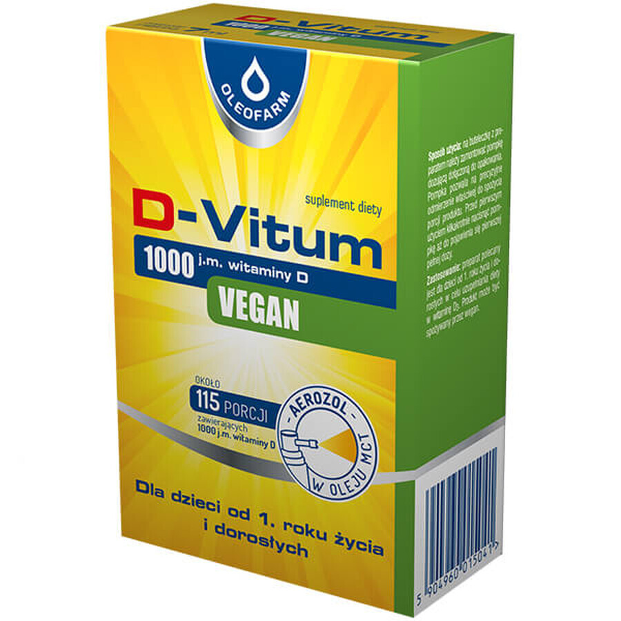 Shop D-Vitum 1000 i.E. Vitamin D, Vegan, Aerosol 7ml D-Vitum 1000 i.E. Vitamin D, Vegan, Aerosol 7ml