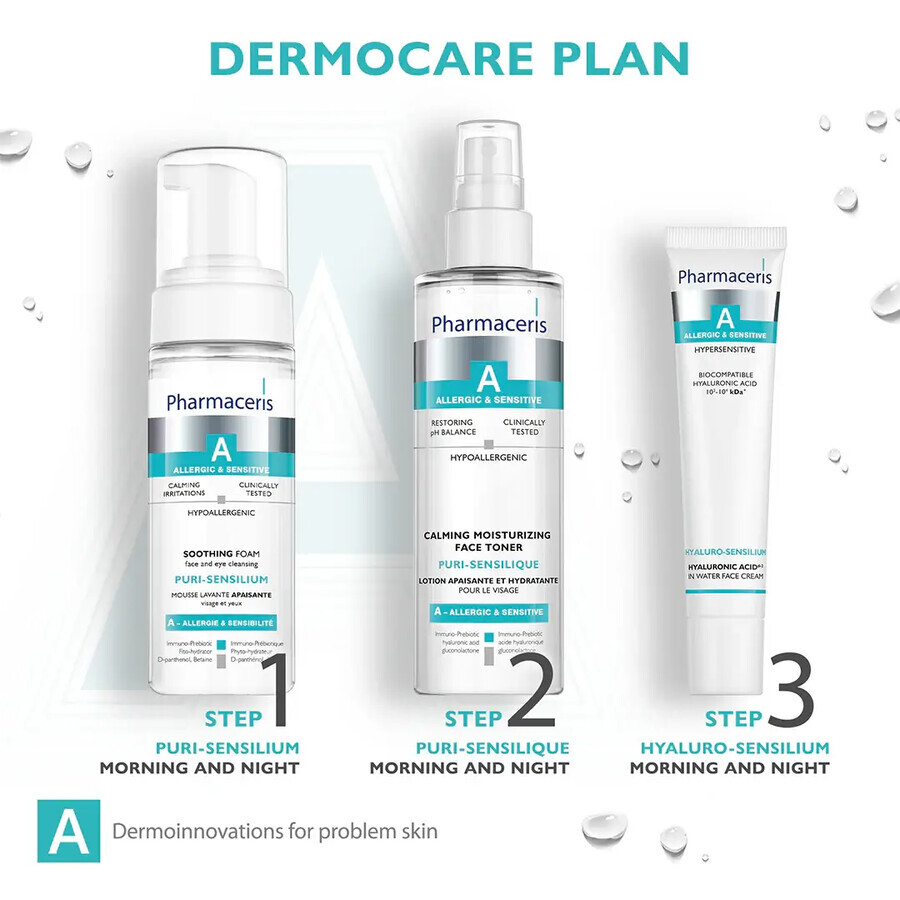 Pharmaceris A Puri-Sensilique, tonico-nebbia idratante e lenitiva, 200 ml