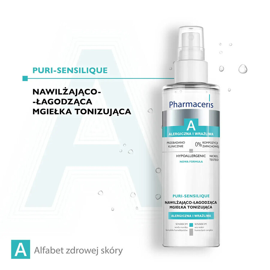 Pharmaceris A Puri-Sensilique, tonico-nebbia idratante e lenitiva, 200 ml