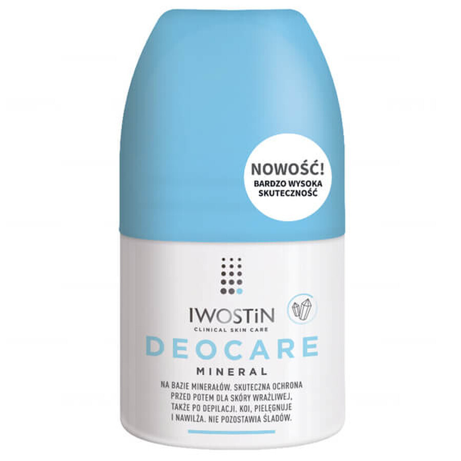 Comprar Iwostin Deocare Mineral, antitranspirante roll-on para pieles sensibles, 50 ml Iwostin Deocare Mineral, antitranspirante roll-on para pieles sensibles, 50 ml
