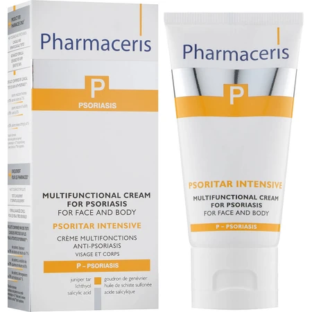 Pharmaceris P Psoritar Intensive, crema multifuncional para la psoriasis facial y corporal, 50 ml